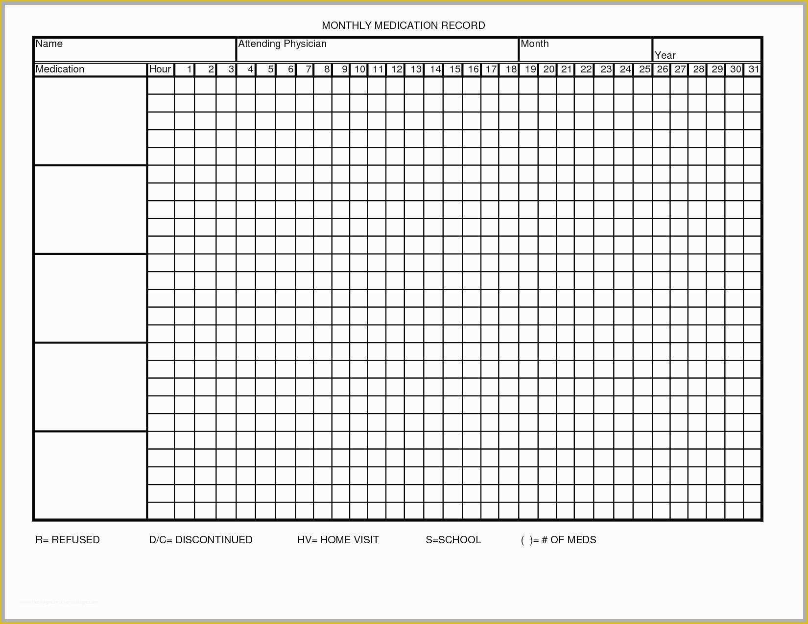 Free F&amp;i Menu Template Of Medication Administration Record Template Word Luxury