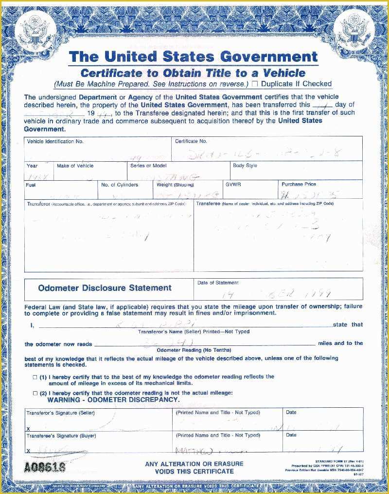 Free F&amp;i Menu Template Of Title for Car Free Printable Documents