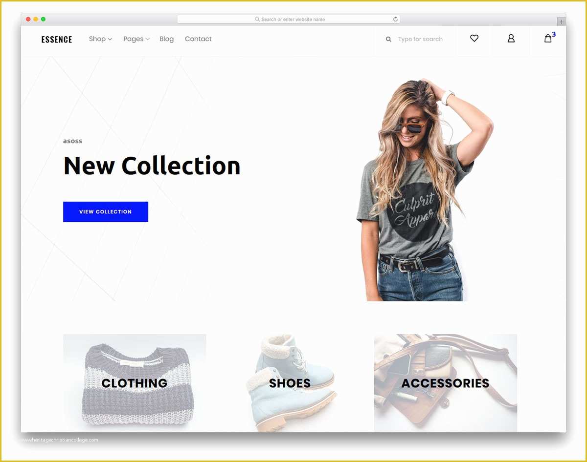 Free Fashion Templates Of 20 Best Free Fashion Website Templates with Vogue Design 2018