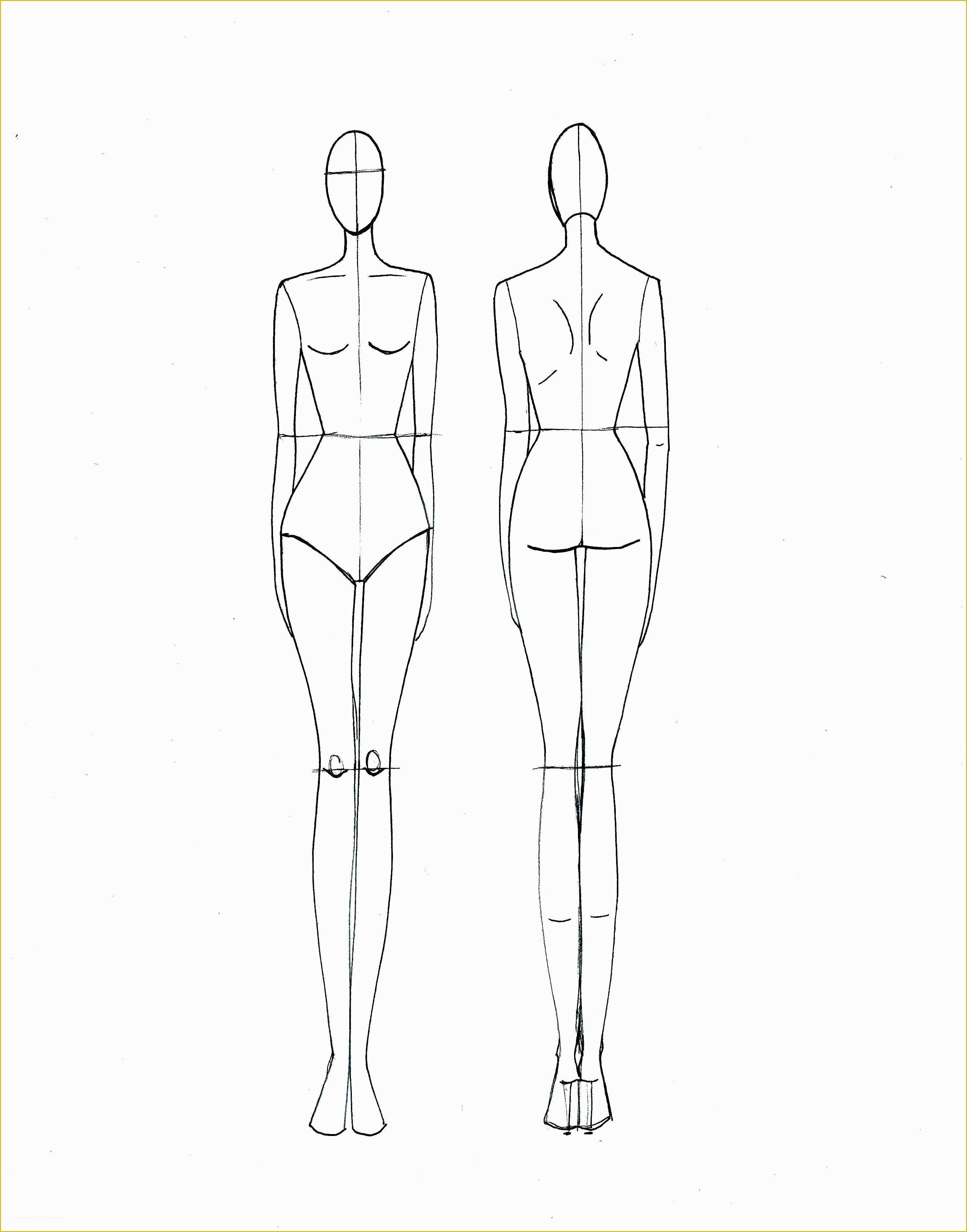 Free Fashion Templates Of Fashion Croquis On Pinterest