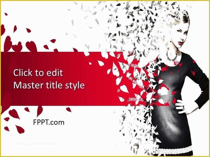 Free Fashion Templates Of Free Fashion Powerpoint Template Free Powerpoint Templates