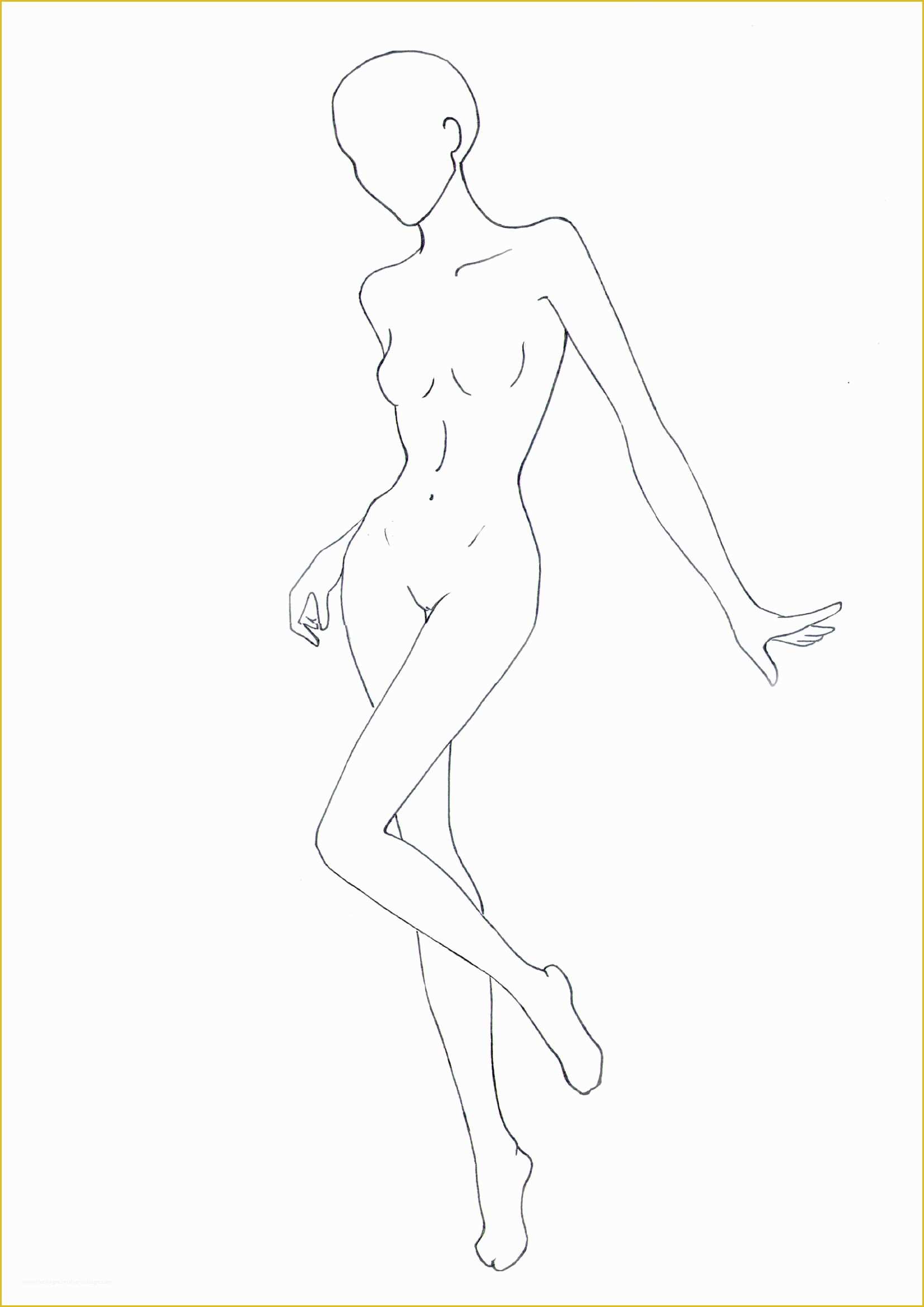 Free Fashion Templates Of Gallery Superhero Blank Figure Templates Drawings Art