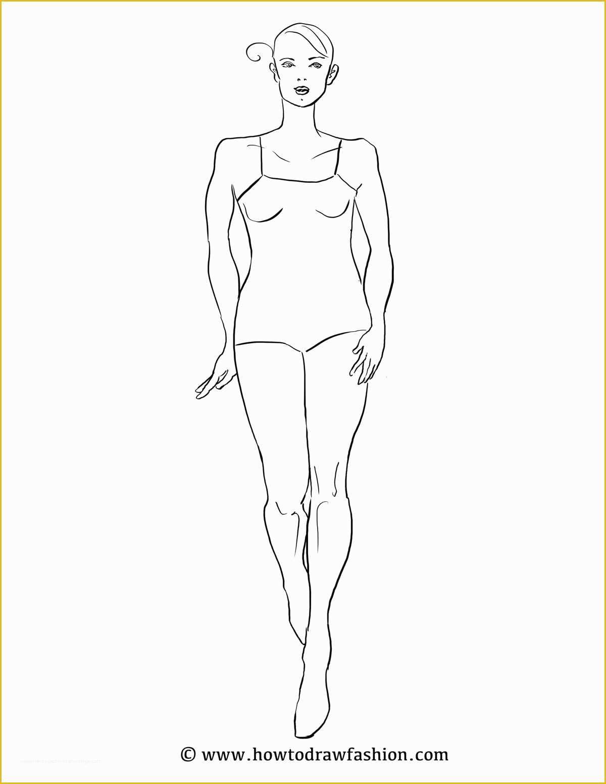 Free Fashion Templates Of How to Draw Fashion Free Fashion Template Tuesday