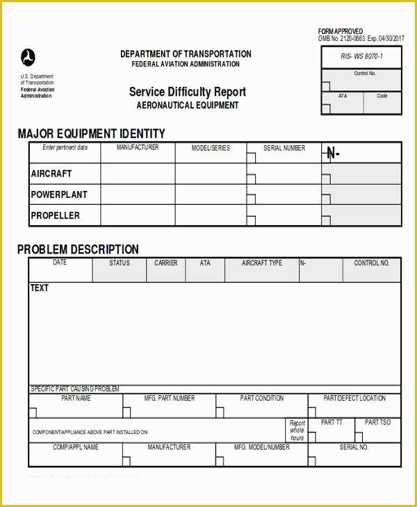 Free Field Service Report Template Of 11 Sample Service Reports