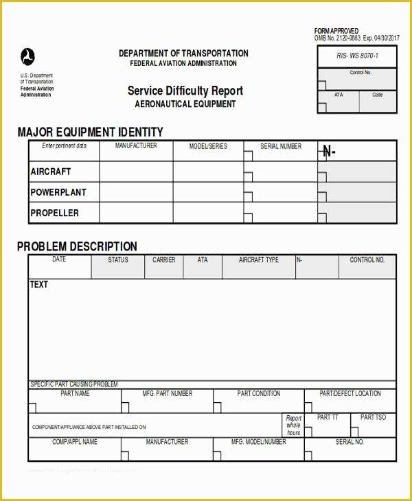 Technical service report template word Technical service report template word image