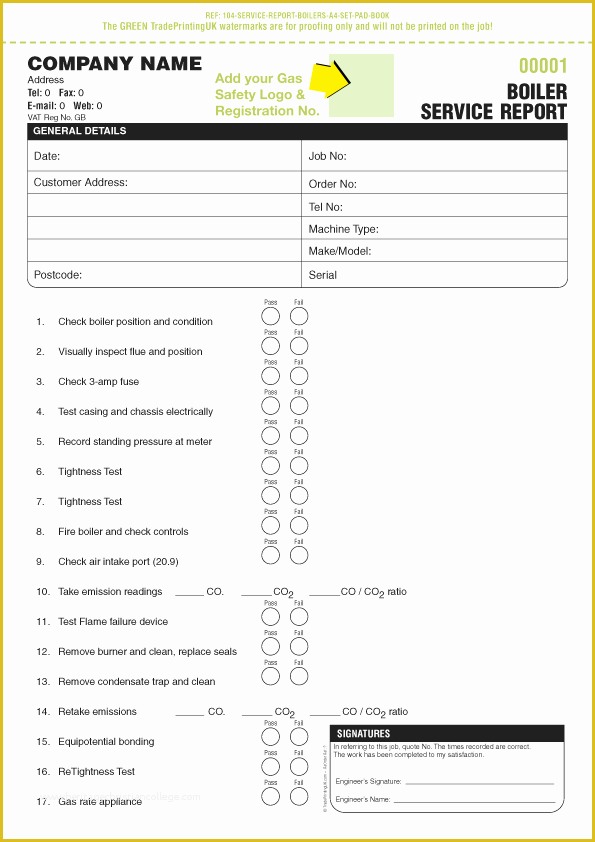 Free Field Service Report Template Of Free Service Report forms Templates