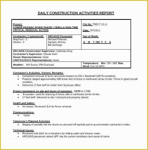 Free Field Service Report Template Of Observation Report Template Internship Building Field