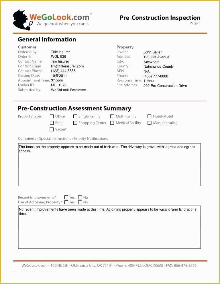 Free Field Service Report Template Of Project Site Visit Report Template Field Service Free