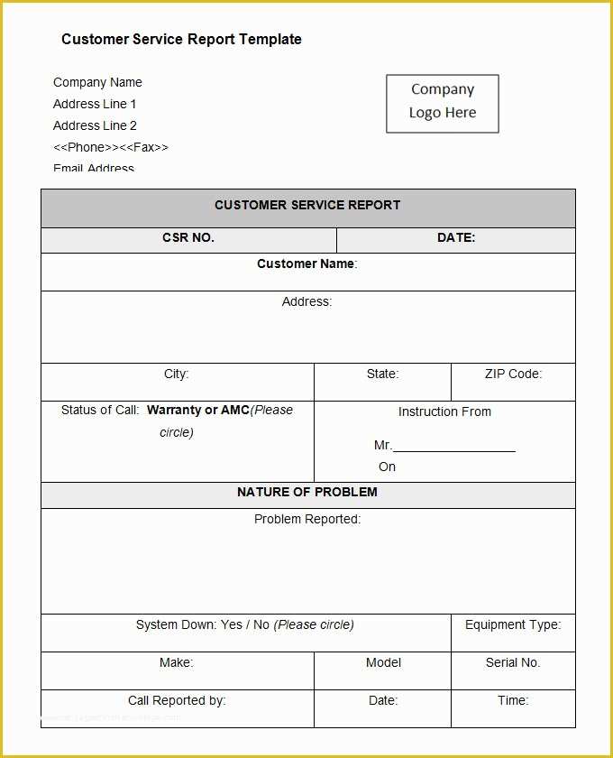 Free Field Service Report Template Of Sample Service Report Template 25 Free Word Pdf Apple