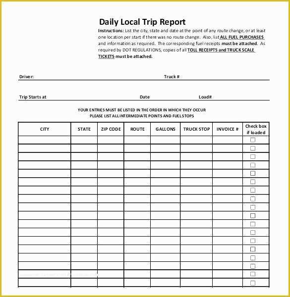 Free Field Service Report Template Of Trip Report Template In Field Example format Doc