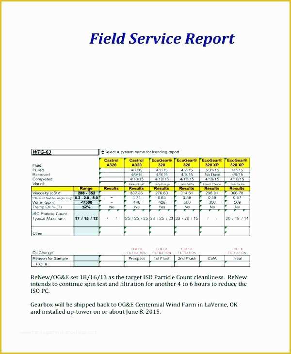 Free Field Service Report Template Of Trip Report Template In Field Example format Doc