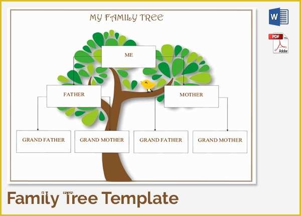 Free Fill In Family Tree Template Of 25 Family Tree Templates Free Sample Example format