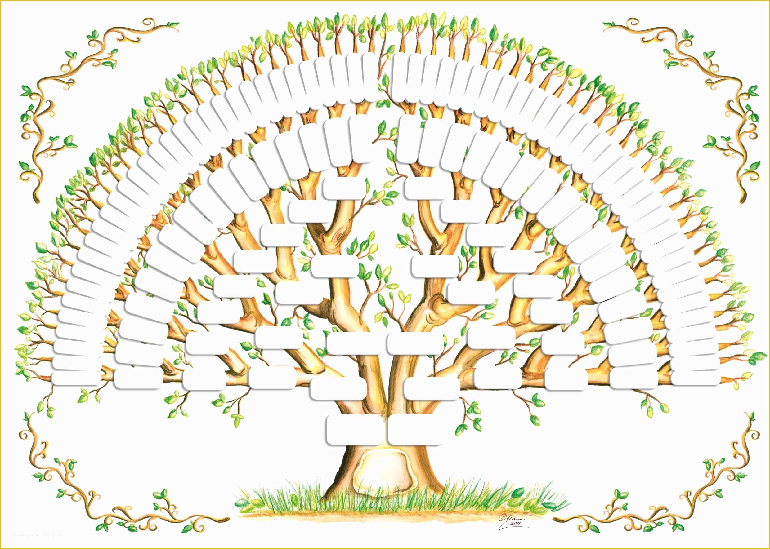 Free Fill In Family Tree Template Of Free Printable Family Tree 