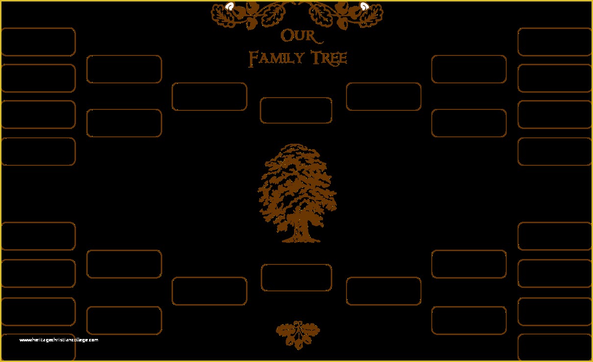 Free Fill In Family Tree Template Of Blank Family Tree