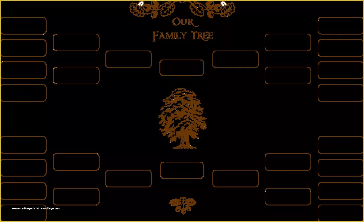 Free Fill In Family Tree Template Of Blank Family Tree