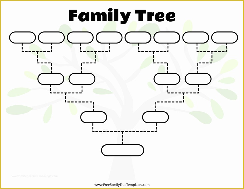 Free Fill In Family Tree Template Of Blank Family Tree Template – Free Family Tree Templates