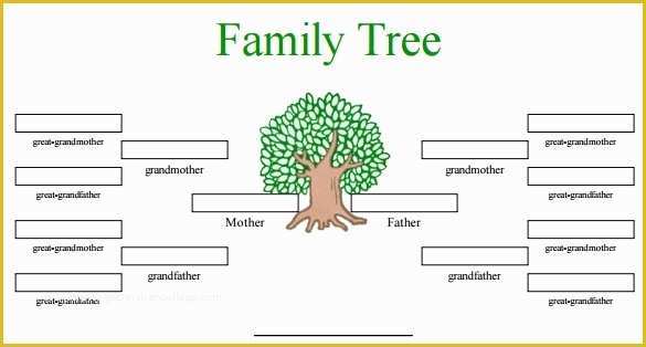 Free Fill In Family Tree Template Of Editable Family Tree Template Beepmunk