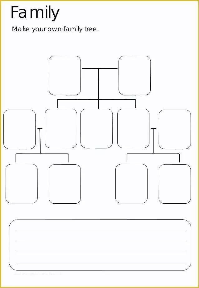 Free Fill In Family Tree Template Of Family Trees Free Printable Fill In the Blank Tree