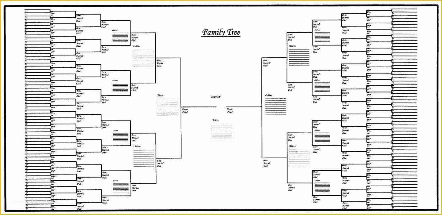 Free Fill In Family Tree Template Of Free Printable Family Tree Template Blank Google