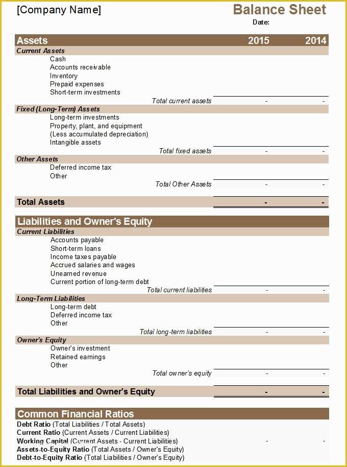 Free Financial Statement Template Of 27 Financial Statement Templates Pdf Doc