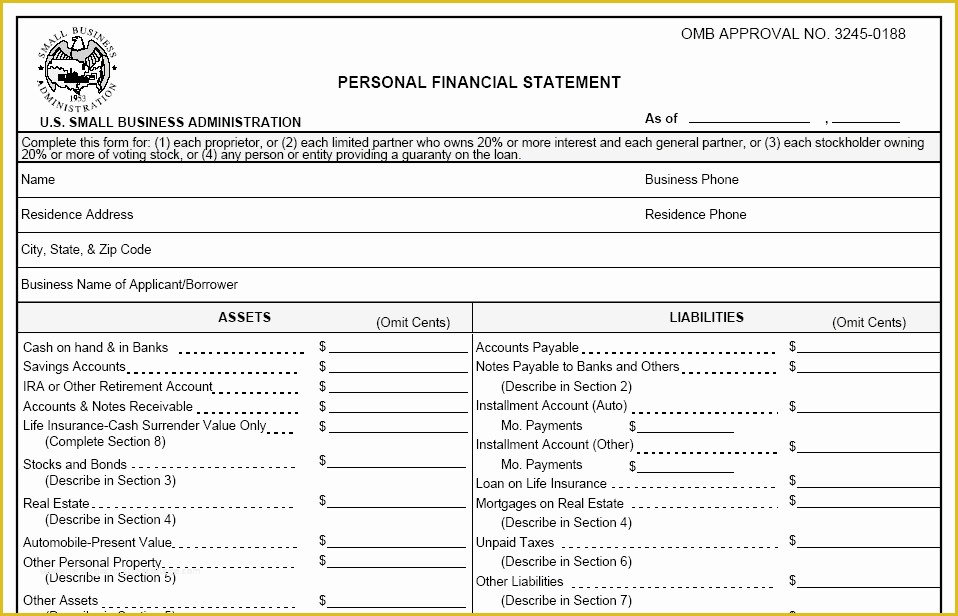 Free Financial Statement Template Of 3 Personal Financial Statement Templates Excel Xlts