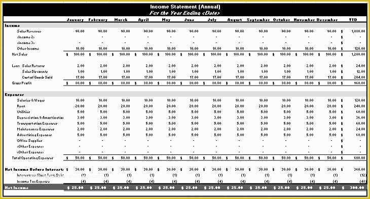 Free Financial Statement Template Of 8 Free Financial Statement Templates Word Excel Sheet Pdf