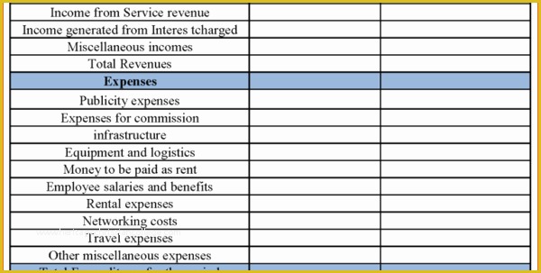 Free Financial Statement Template Of Financial Statements Templates In E Statement Template