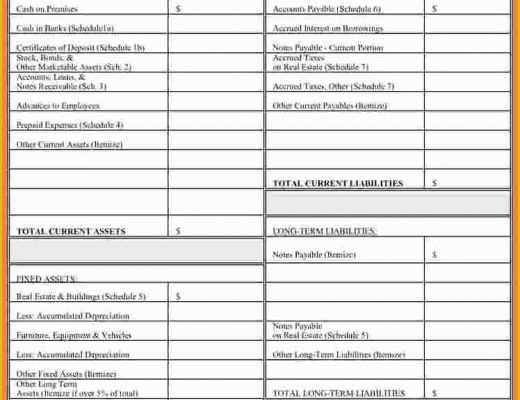 Free Financial Statement Template Of Free Small Business Financial Statement Template Free Download