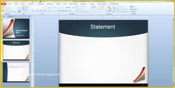 Free Financial Statement Template Of How to Make An Annual Report Using Powerpoint Templates