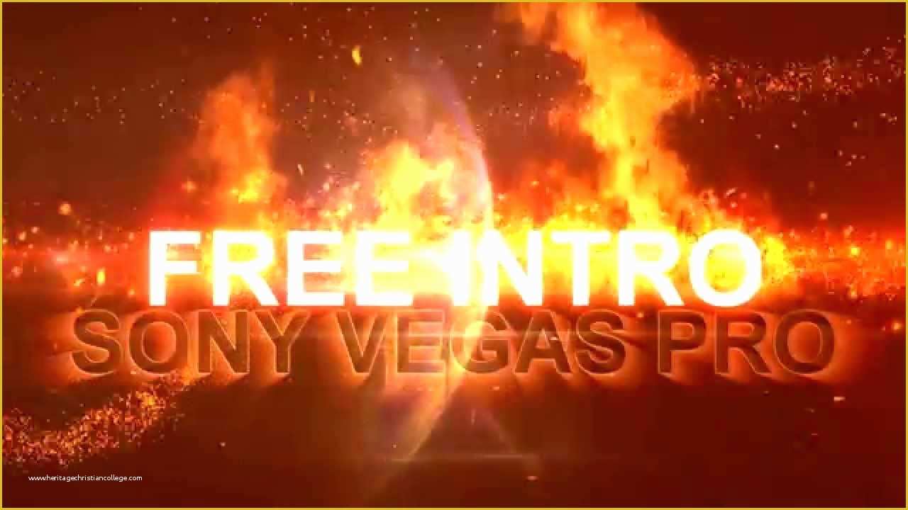 Free Fire Intro Template Of Free Intro Templates sony Vegas Pro 10 Basic Fire Text