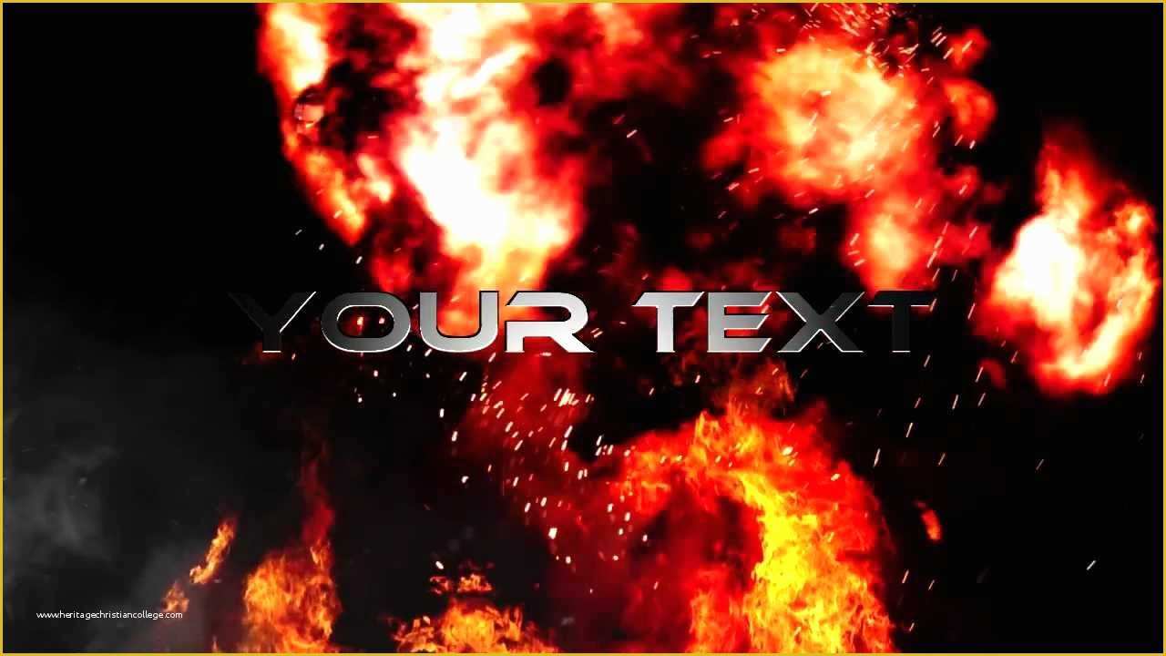 Free Fire Intro Template Of sony Vegas Amazing Free Template " Fire Intro "