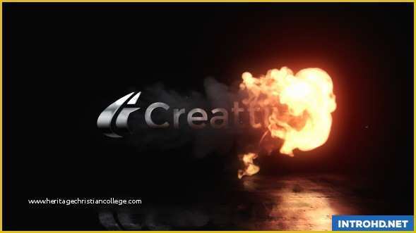 Free Fire Intro Template Of Videohive Fire Reveal Logo