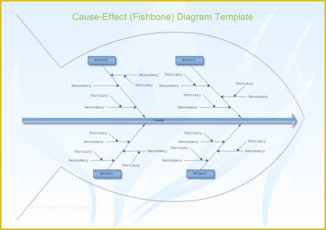 Free Fishbone Diagram Template Of Fishbone Diagram