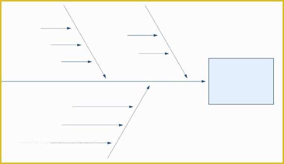 Free Fishbone Diagram Template Of Fishbone Diagram Template Free Templates