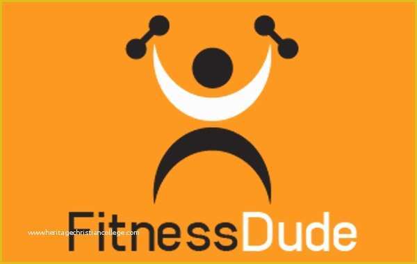 Free Fitness Logo Templates Of Fitness Dude Abstract Logo Template Free Vector Logo