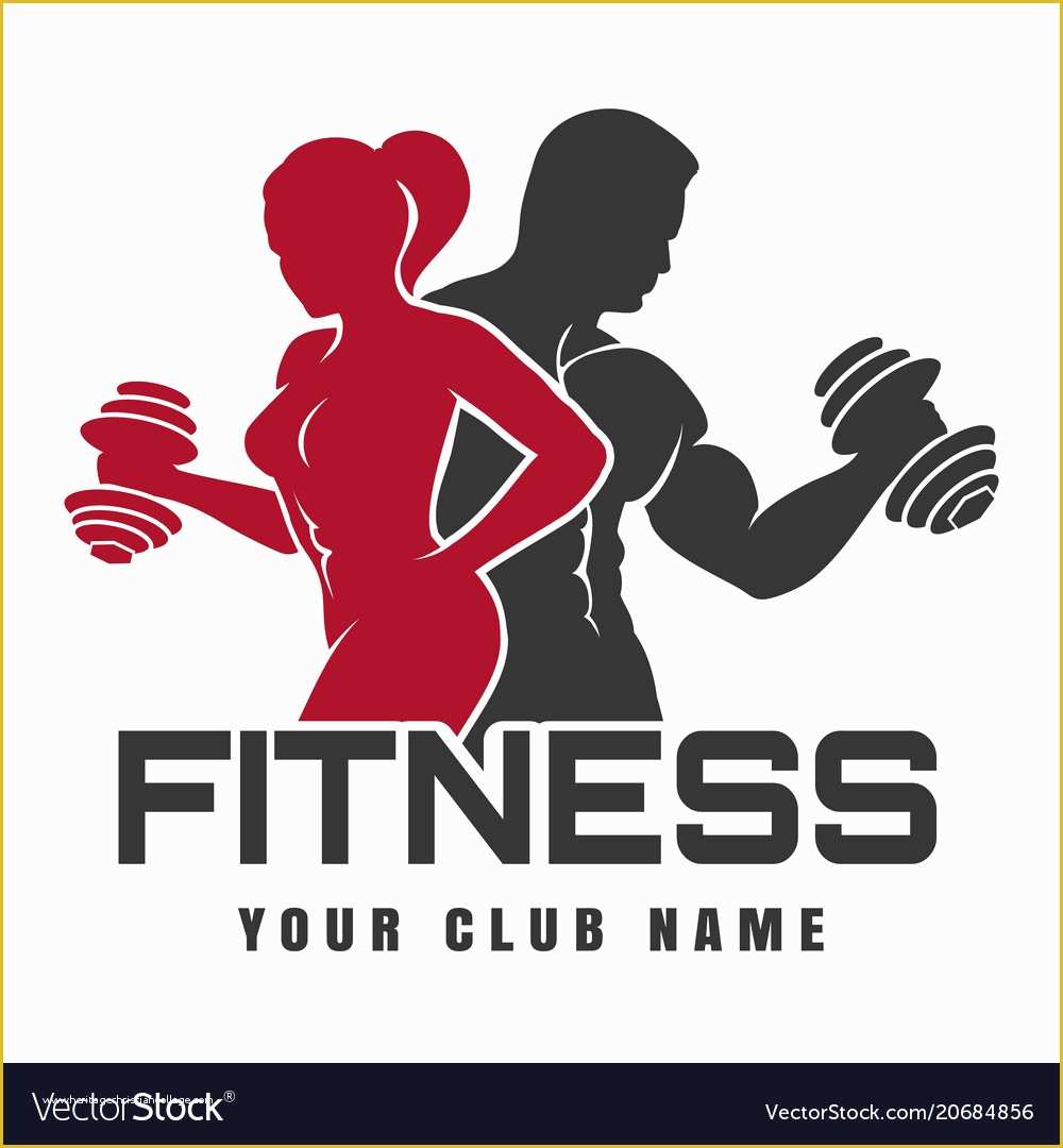 Free Fitness Logo Templates Of Fitness Vector