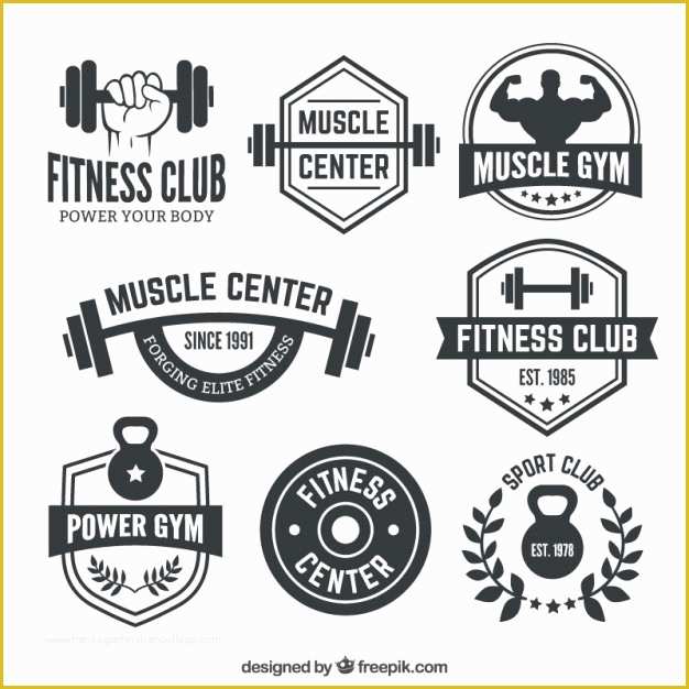 Free Fitness Logo Templates Of Fitness Vectors S and Psd Files