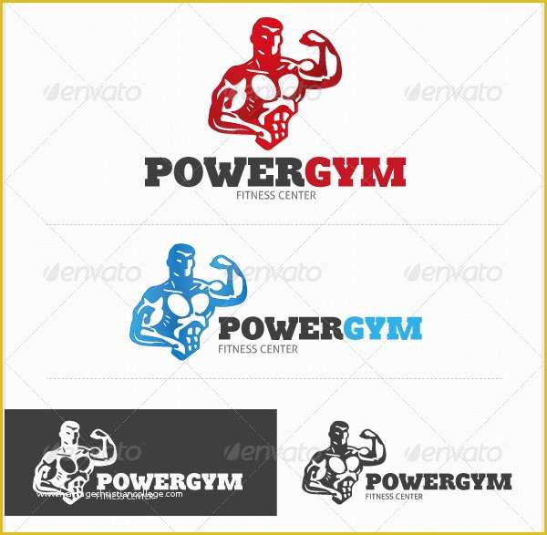 Free Fitness Logo Templates Of Gym Fitness Logo Template – 84 Psd format Download