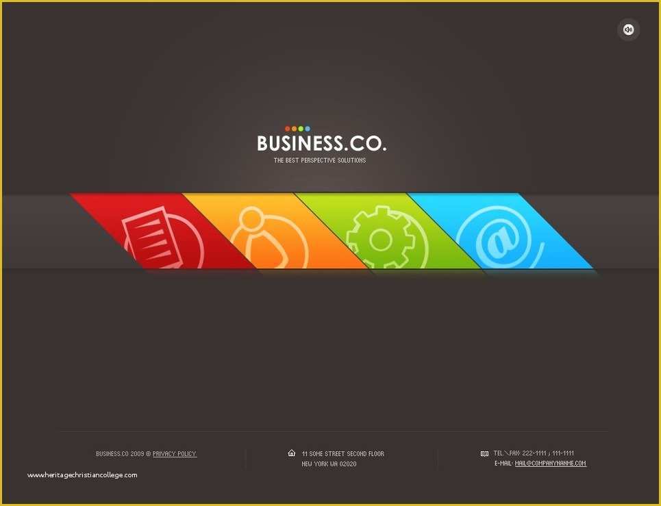 Free Flash Site Templates Download Of Business Flash Template