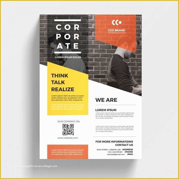 Free Flier Templates Of Modern Corporate Flyer Template Psd File