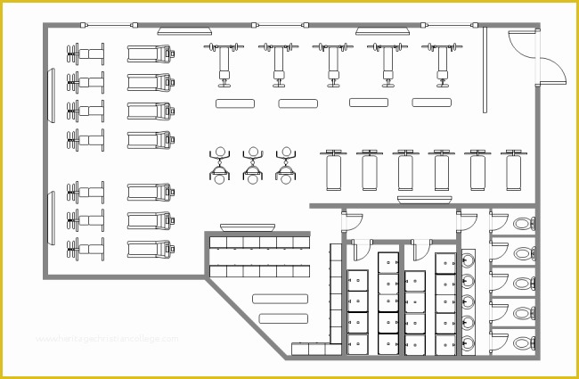 Free Floor Plan Template Of Salon Floor Plan Maker Free