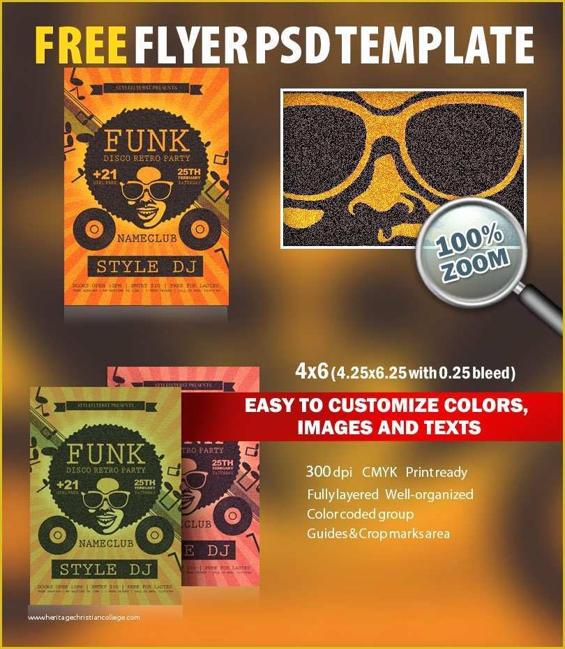 Free Flyer Templates Online Of Funk Psd Flyer Template Free Download 6119 Styleflyers
