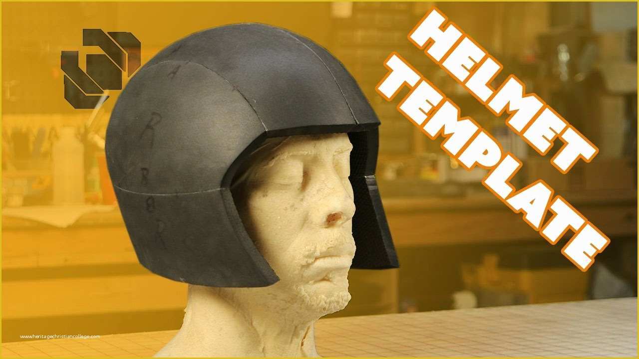 Free Foam Templates Of Basic Eva Foam Costume Helmet Template Tutorial