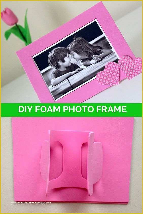 Free Foam Templates Of Diy Foam Craft Free Frame Tutorial Templates