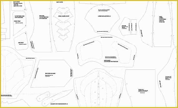 Free Foam Templates Of Eva Foam Armor Templates