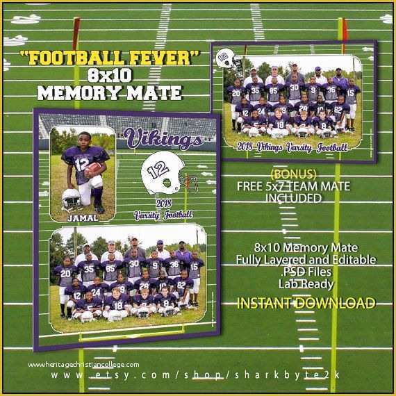 Free Football Memory Mate Templates Of 1000 Images About Shop Templates & Designs On Pinterest