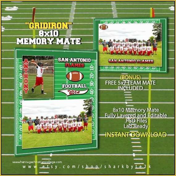 Free Football Memory Mate Templates Of 2017 Football Sports Memory Mate Template for Shop