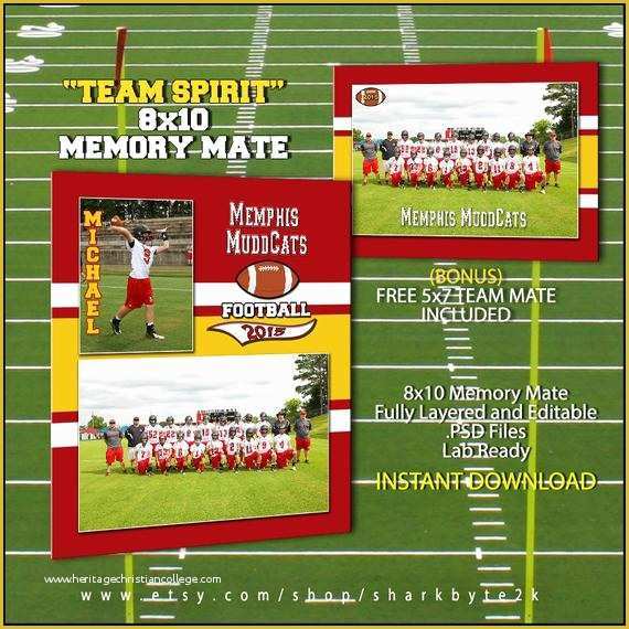 Free Football Memory Mate Templates Of 2017 Football Sports Memory Mate Template for Shop Team