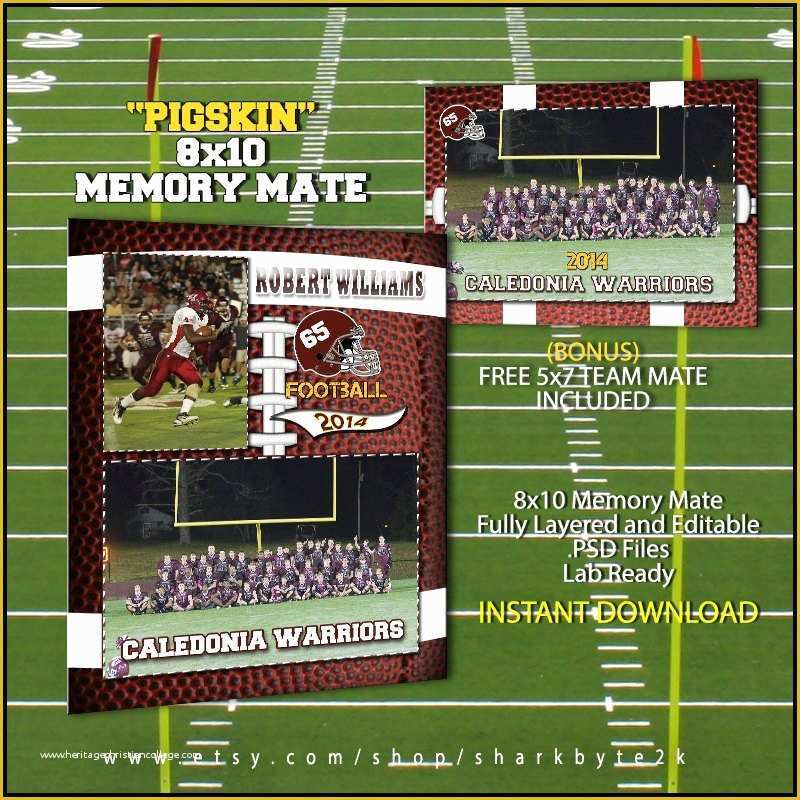 Free Football Memory Mate Templates Of Football Sports Memory Mate Template for Shop by