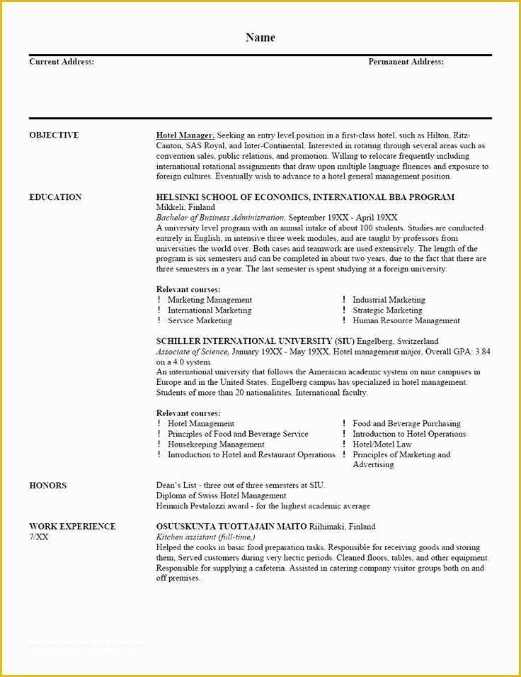 Free Functional Resume Template Of 10 Images About Resume Career Termplate Free On Pinterest